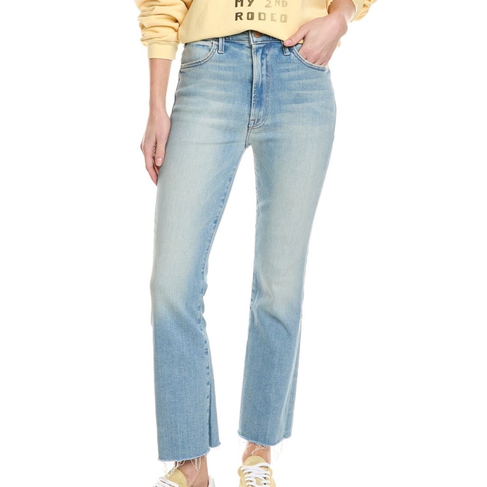 Mother Denim The Hustler Ankle Fray in Au Revoir